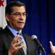 California Attorney General Xavier Becerra discusses the need for bail reform at a press conference on Tuesday, Feb. 20, 2018, in Sacramento, Calif.